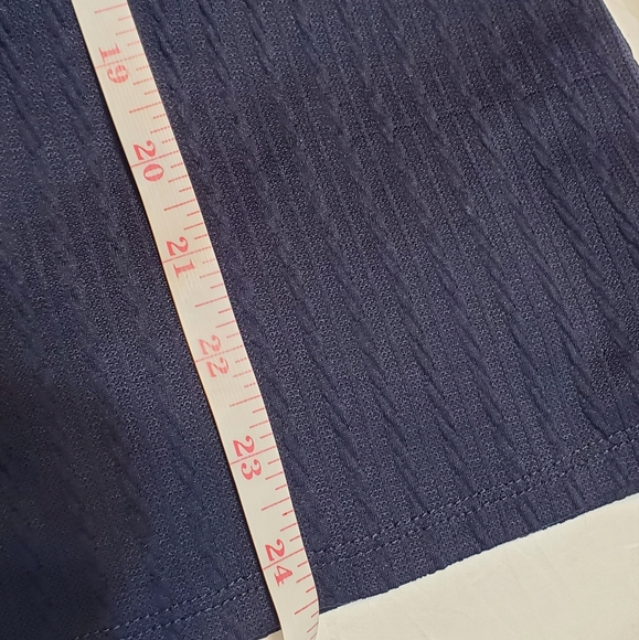 Melissa Paige Navy Mock turtleneck - Picture 10 of 10